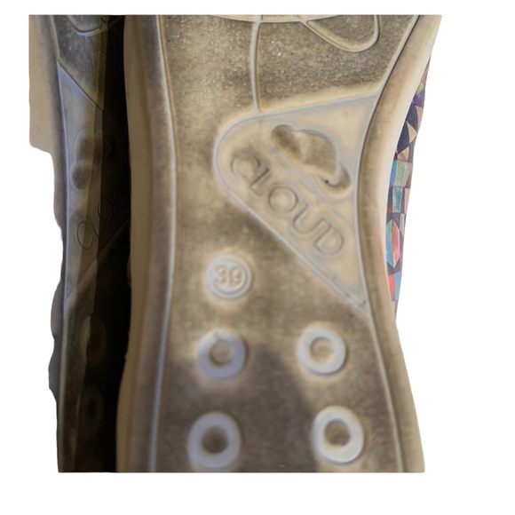 CLOUD FOOTWEAR geometric bright colored sneakers, 38 EU, VGC - Picture 9 of 10